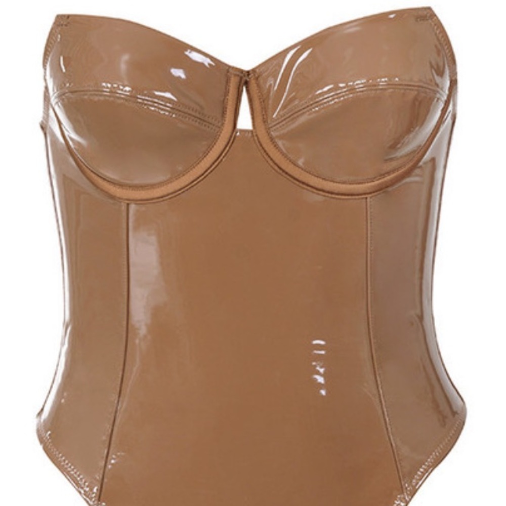 House Of CB Vinyl Bodysuit - Picture 2 of 4